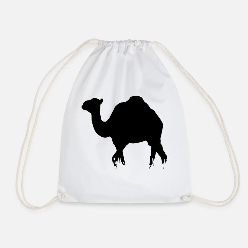 Dromedar - Camel - Turnbeutel - Weiß