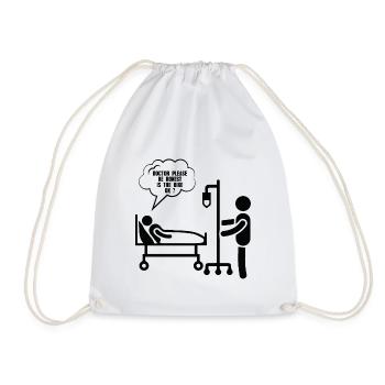 Cycling shirt cycling road bike jersey gift - Drawstring Bag - white - Front