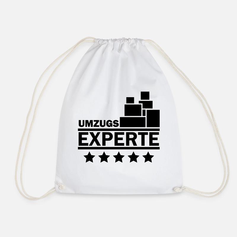Umzugs Experte - Turnbeutel - Weiß