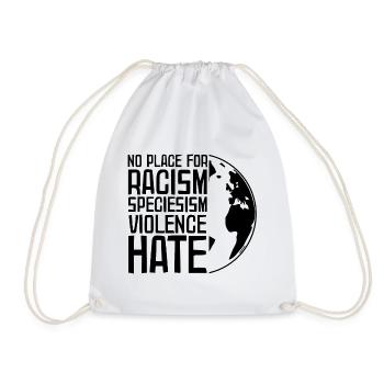 Antifa Antifascisme Contre le racisme Cadeau nazis - Sac de sport léger - blanc - Devant