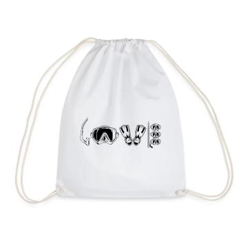 Divers | Diving Diving Sports Diving Certificate Gifts - Sac de sport léger - blanc - Devant