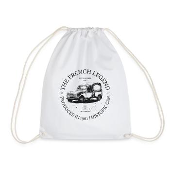 4L fourgonnette - Sac de sport léger - blanc - Devant