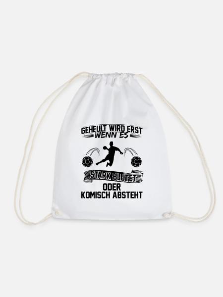 Handball Team | Trainer Spieler Sport Geschenkidee - Turnbeutel - Weiß