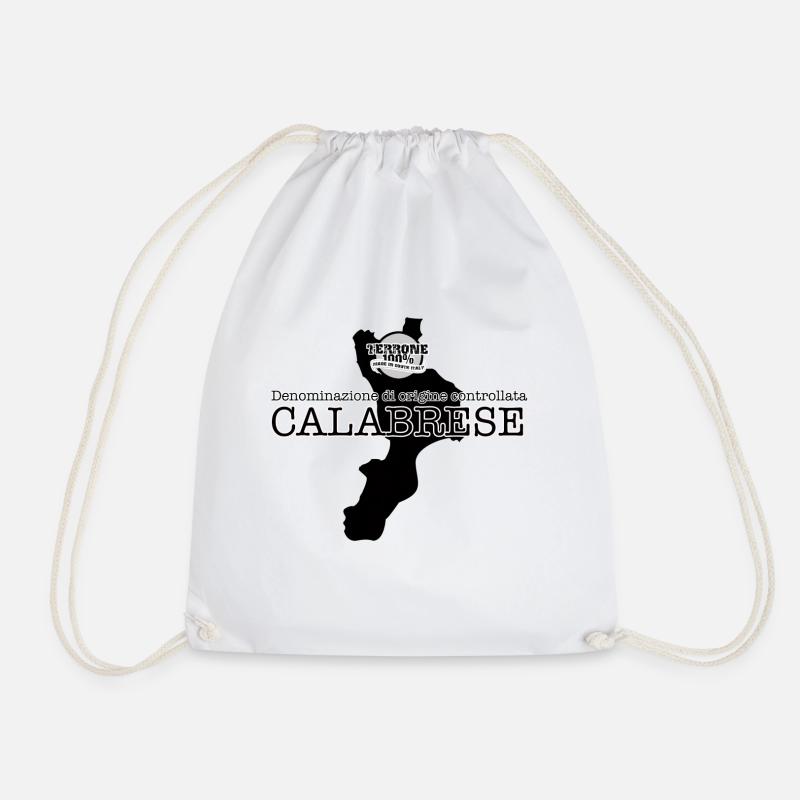 Calabrese - Drawstring Bag - white