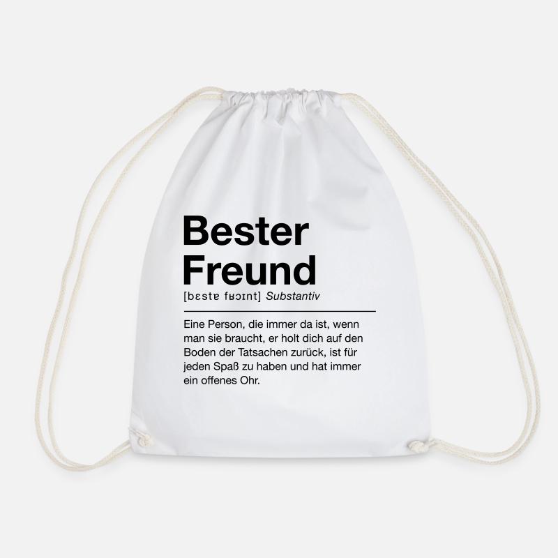 Bester Freund - Turnbeutel - Weiß