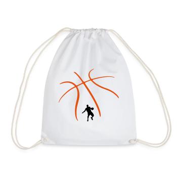 Basket-ball Basketball Basket - Sac de sport léger - blanc - Devant