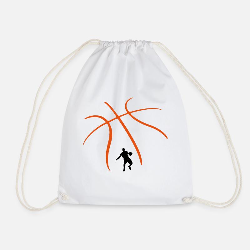 Basketball - Turnbeutel - Weiß