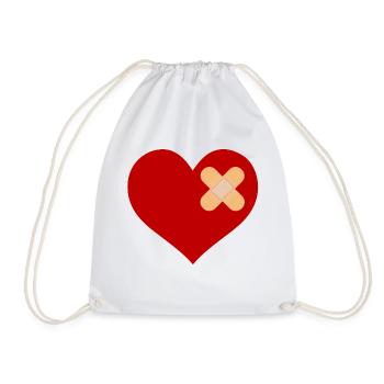 heartpatch - Sac de sport léger - blanc - Devant
