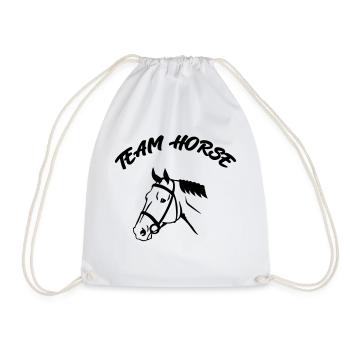 Team Horse - Turnbeutel - Weiß - Vorne