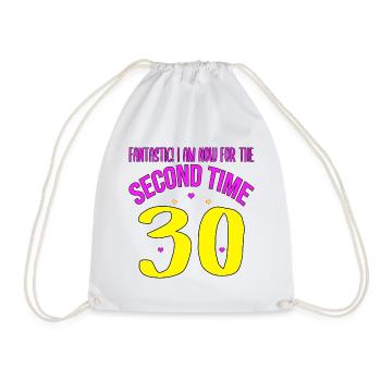 Anniversaire 60 ans de dictons drôles Cadeau - Sac de sport léger - blanc - Devant