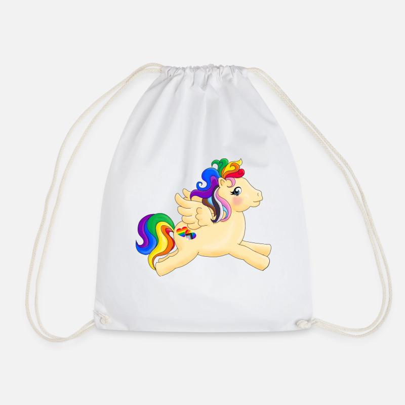 Pride Pony - Turnbeutel - Weiß