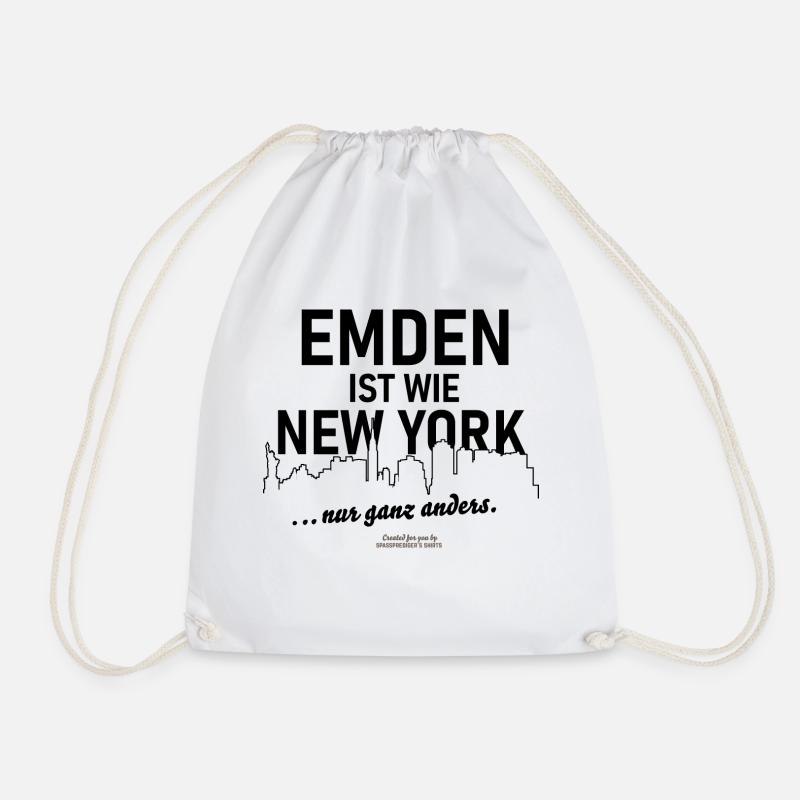 Emden - Turnbeutel - Weiß