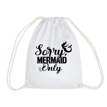 Désolé Sirène seulement - Sac de sport léger - blanc - Devant
