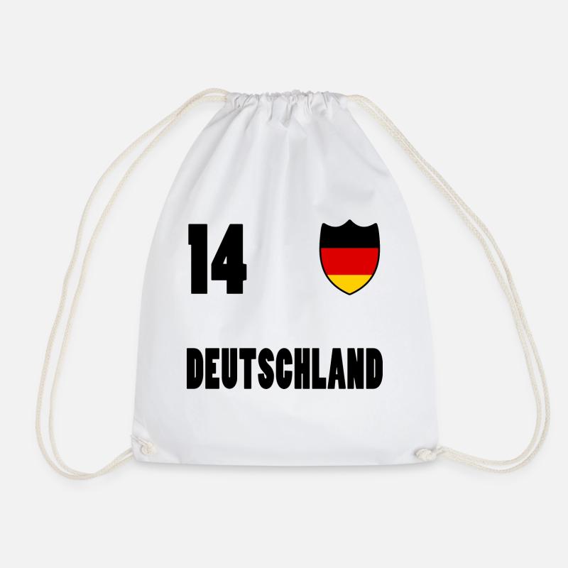 wm trikot 14 deutschland - Turnbeutel - Weiß