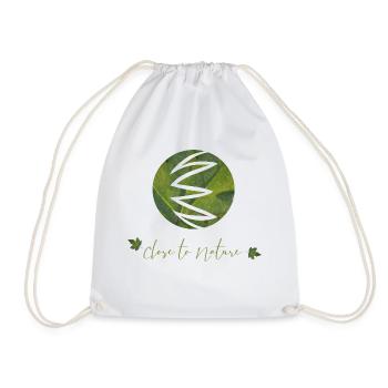 nature lovers Nature lovers - Drawstring Bag - white - Front