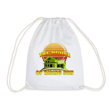 TheHouseOfRisingSun - Drawstring Bag - white - Front