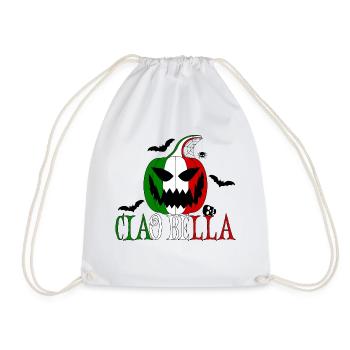 Helloween Italy Ciao Bella - Drawstring Bag - white - Front