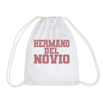 Cadeau de mariage frère du marié Hermano del Novio Groom - Sac de sport léger - blanc - Devant