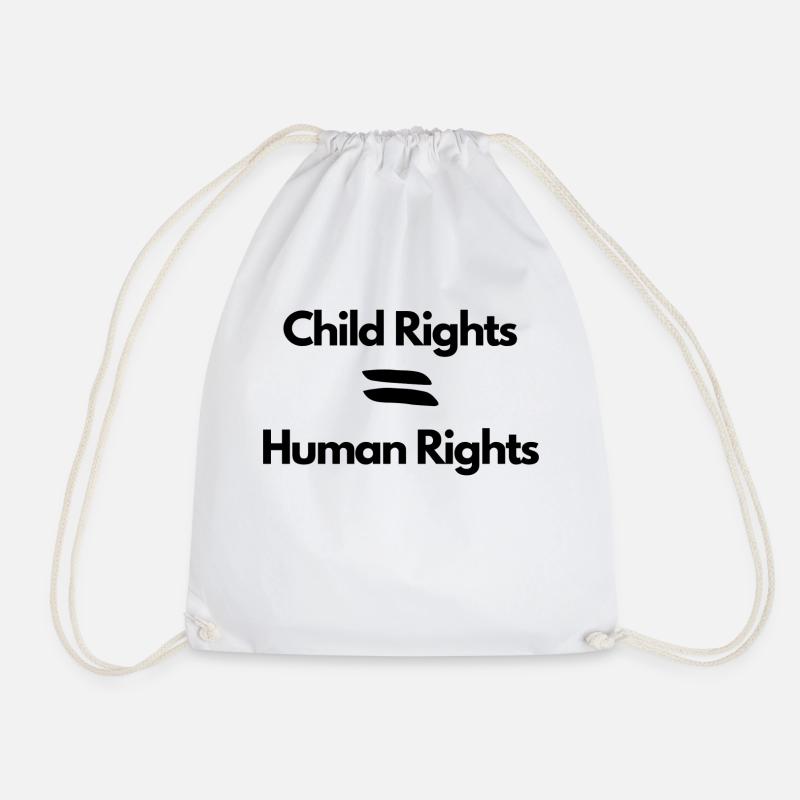 Child Rights are Human Rights - Turnbeutel - Weiß
