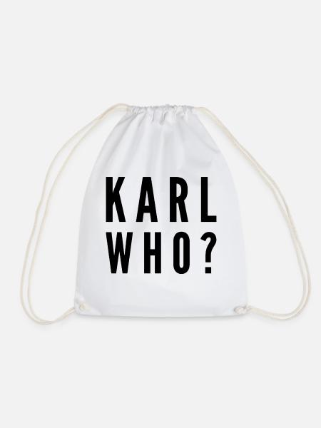 Karl who? - Turnbeutel - Weiß