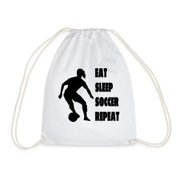 Football Team Football Player Football Design - Drawstring Bag - white - Front