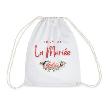 evjf humour team bride de la mariée - Sac de sport léger - blanc - Devant