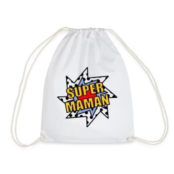 PAPA. FÊTE DES PÈRES. BONNE FÊTE PAPA. BONNE FÊTE - Sac de sport léger - blanc - Devant