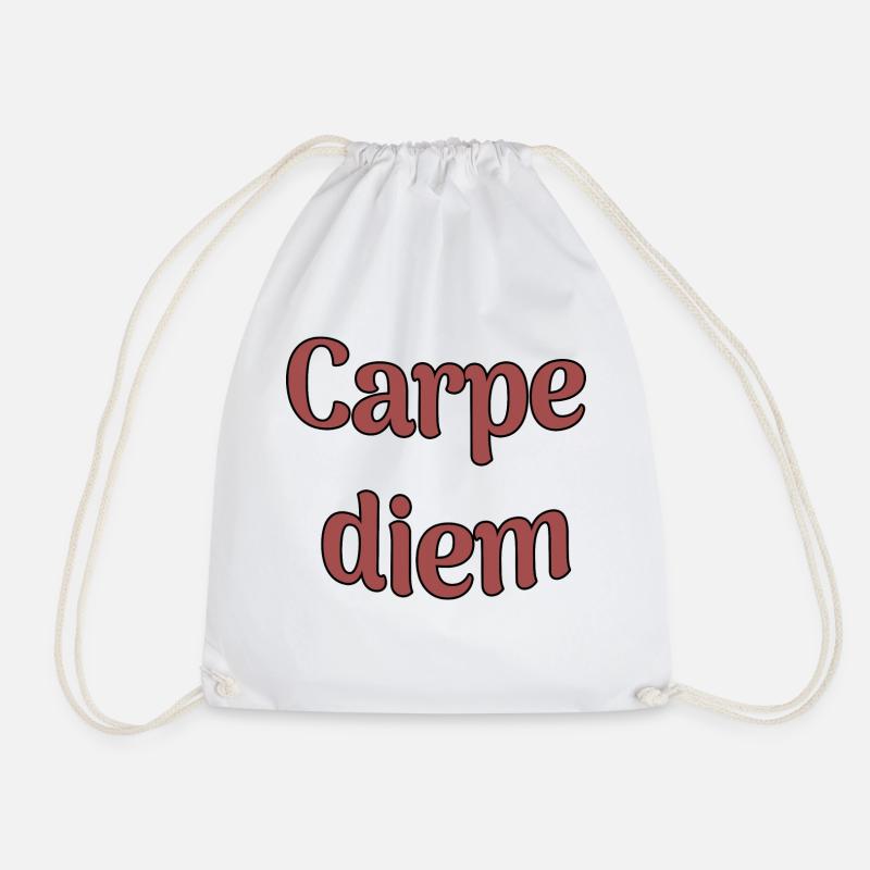 Carpe diem - Turnbeutel - Weiß