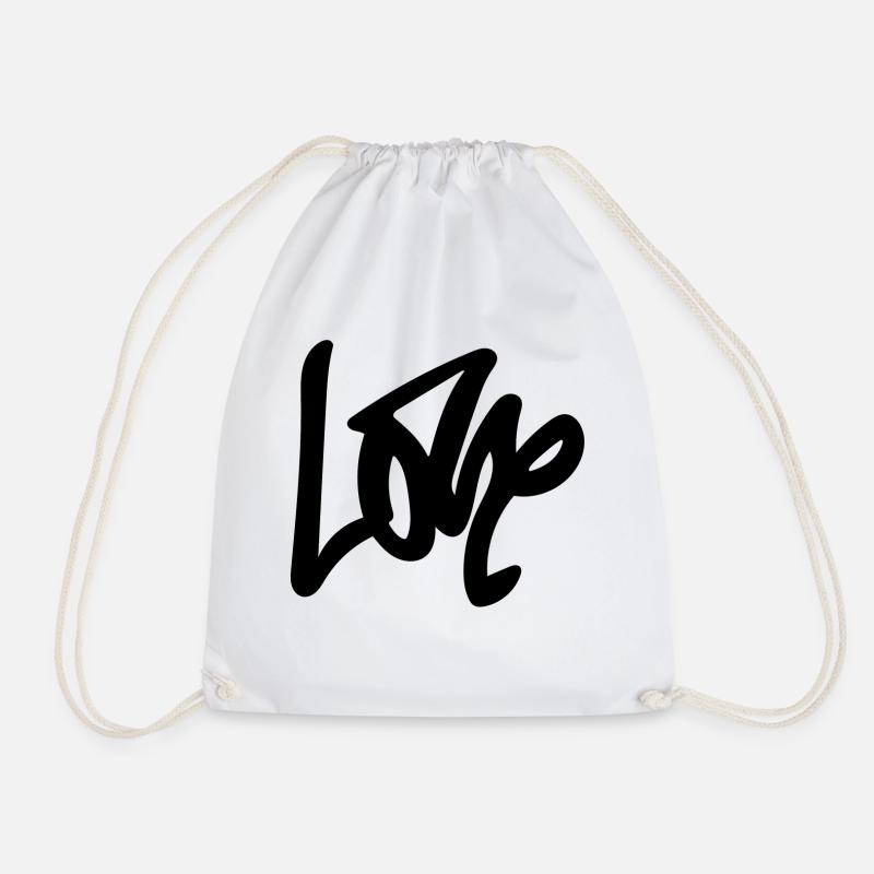 LOVE - Turnbeutel - Weiß