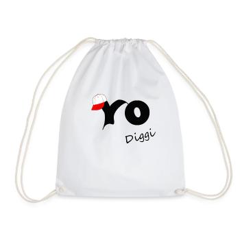 Yo Diggi - Turnbeutel - Weiß - Vorne