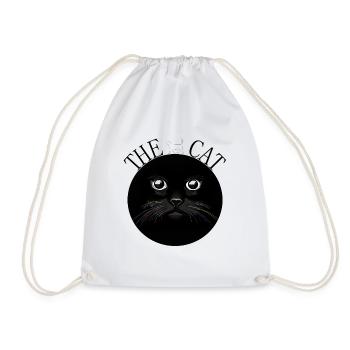 The Cat - Die Katze - Drawstring Bag - white - Front