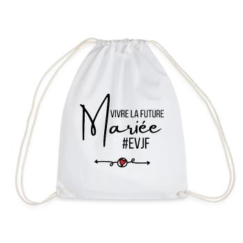 Vivre la future mariée - Sac de sport léger - blanc - Devant