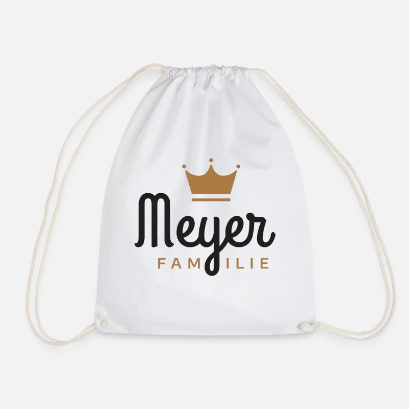 Meyer-Familie - Turnbeutel - Weiß