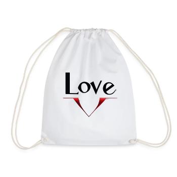 Love 06 - Sac de sport léger - blanc - Devant
