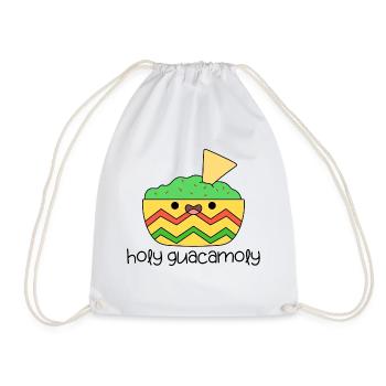 Saint guacamoly mignon kawaii cuisine mexicaine - Sac de sport léger - blanc - Devant