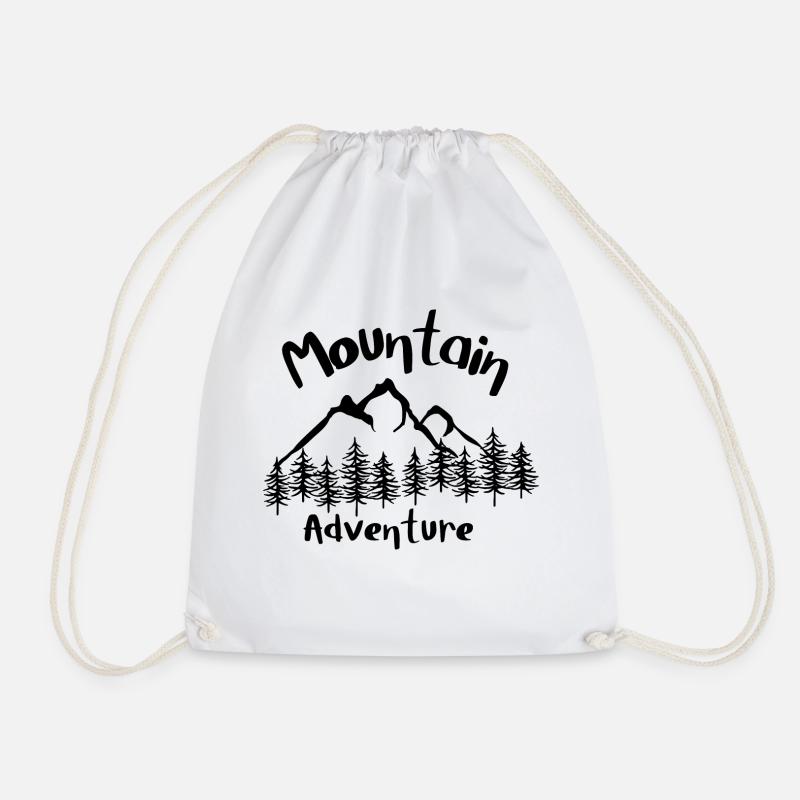 Mountain Adventure - Turnbeutel - Weiß