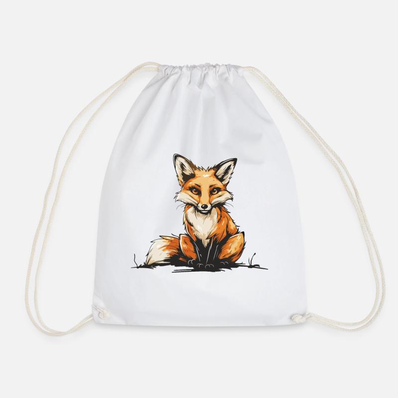 Foxy und ich wissen es - Turnbeutel - Weiß