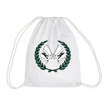 Drapeaux Appenzell Rhodes-Intérieures Suisse - Sac de sport léger - blanc - Devant