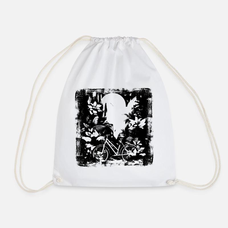 Croquis de VTT - Sac de sport léger - blanc