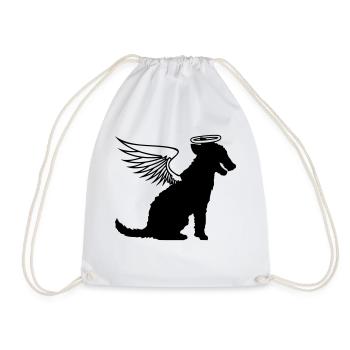 Chien Ange Halo Ailes Ange Ciel - Sac de sport léger - blanc - Devant