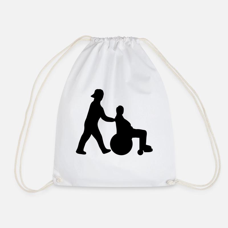 Nurse - Drawstring Bag - white