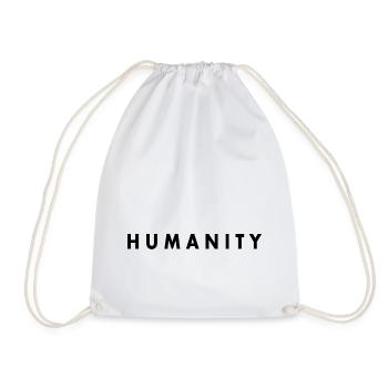 Humanity - Drawstring Bag - white - Front