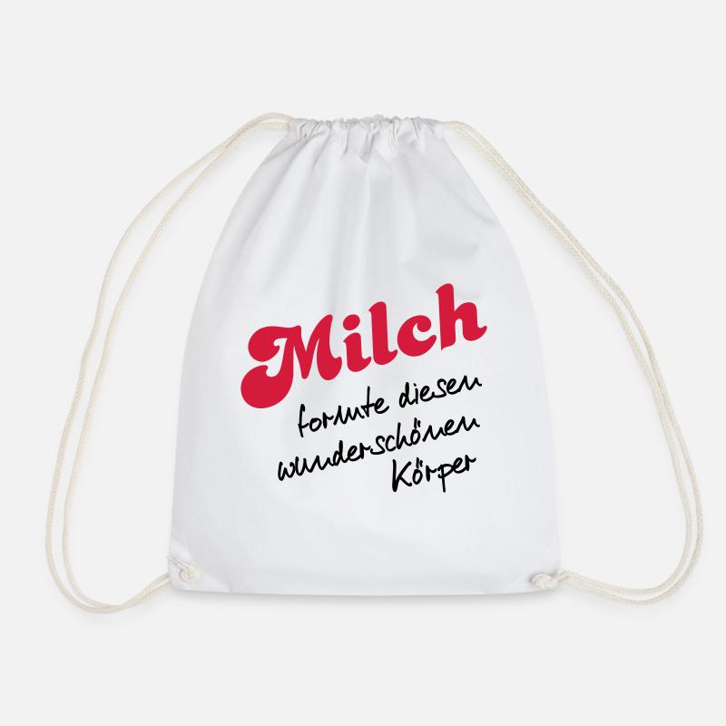 Milch - Turnbeutel - Weiß