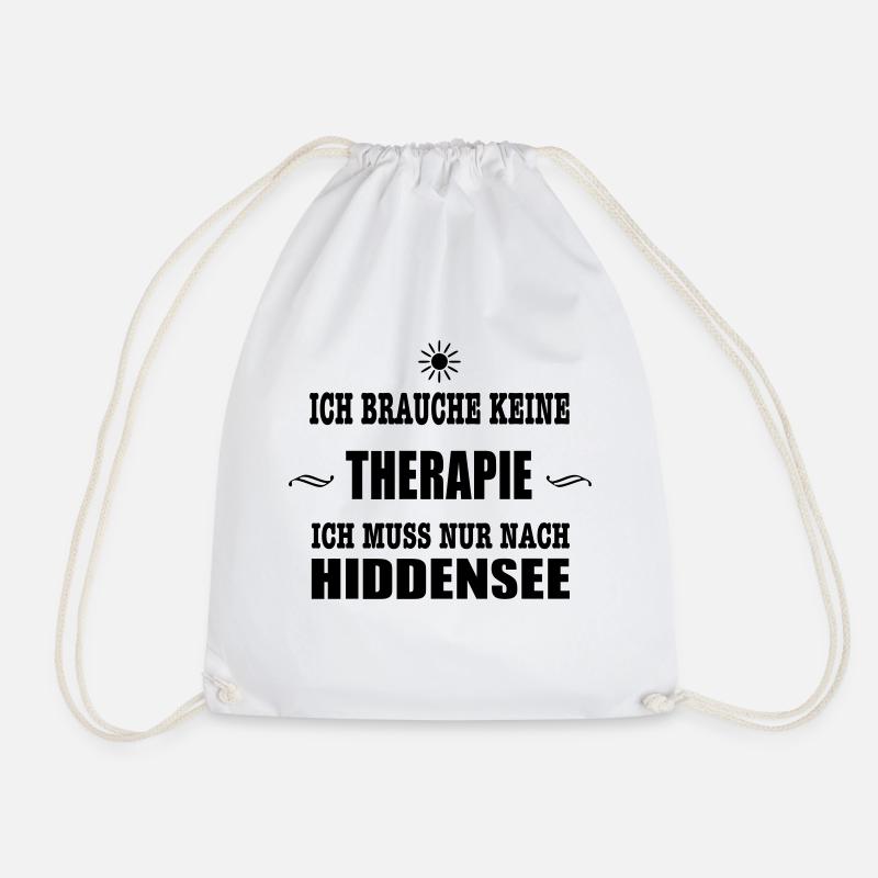 THERAPIE Hiddensee SONNE - Turnbeutel - Weiß