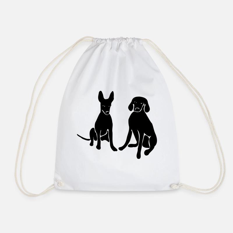 Chiens - Sac de sport léger - blanc