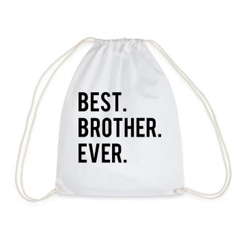 Best Brother Ever - Turnbeutel - Weiß - Vorne