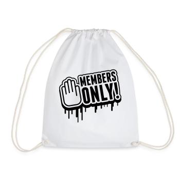members_only_tr1 - Sac de sport léger - blanc - Devant