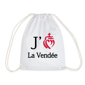 j'aime la Vendée - Sac de sport léger - blanc - Devant