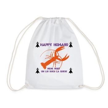 BREIZH HOMARD ! - Sac de sport léger - blanc - Devant