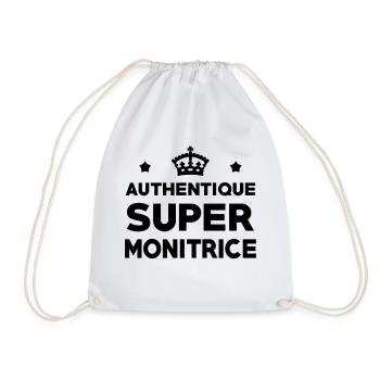Moniteur / Monitrice / Mono / Formation / Ski - Sac de sport léger - blanc - Devant